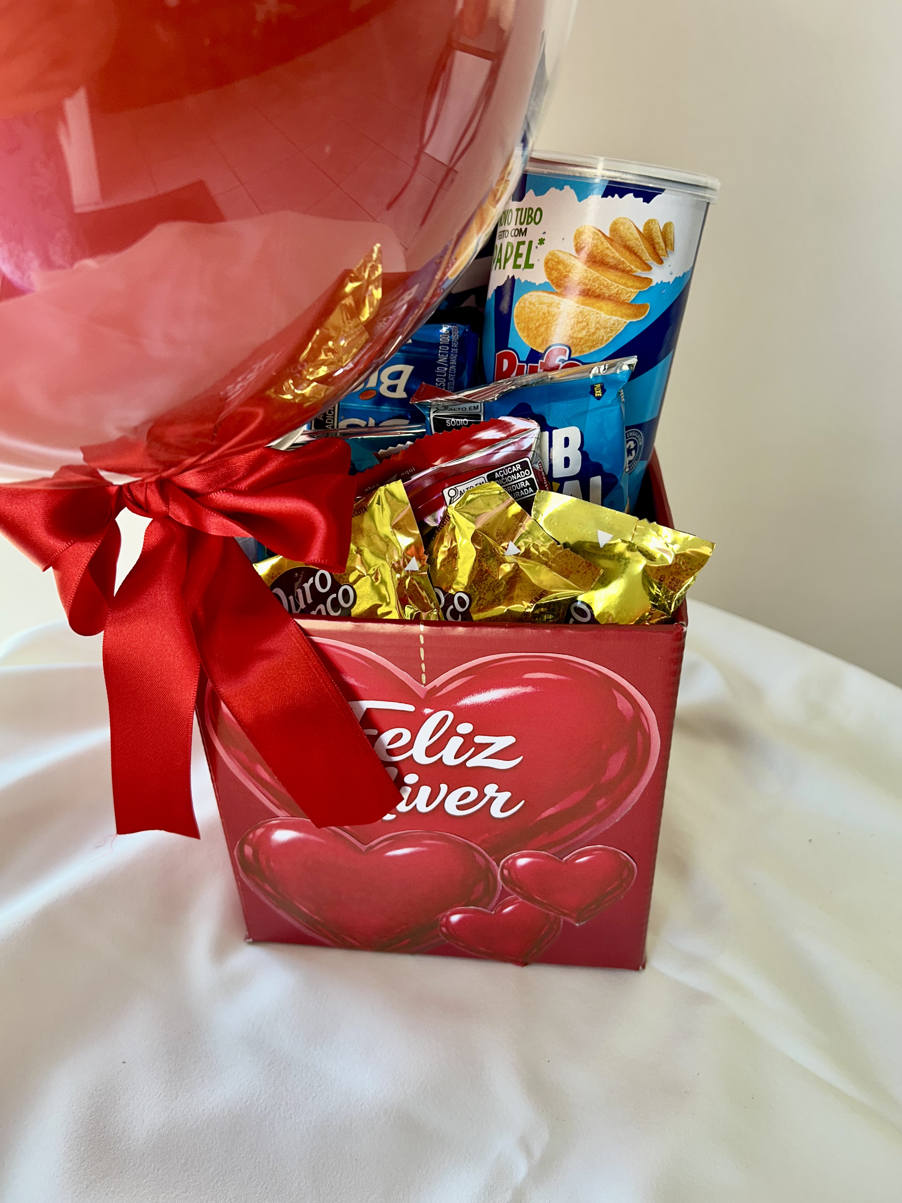 Cesta presente com Balão