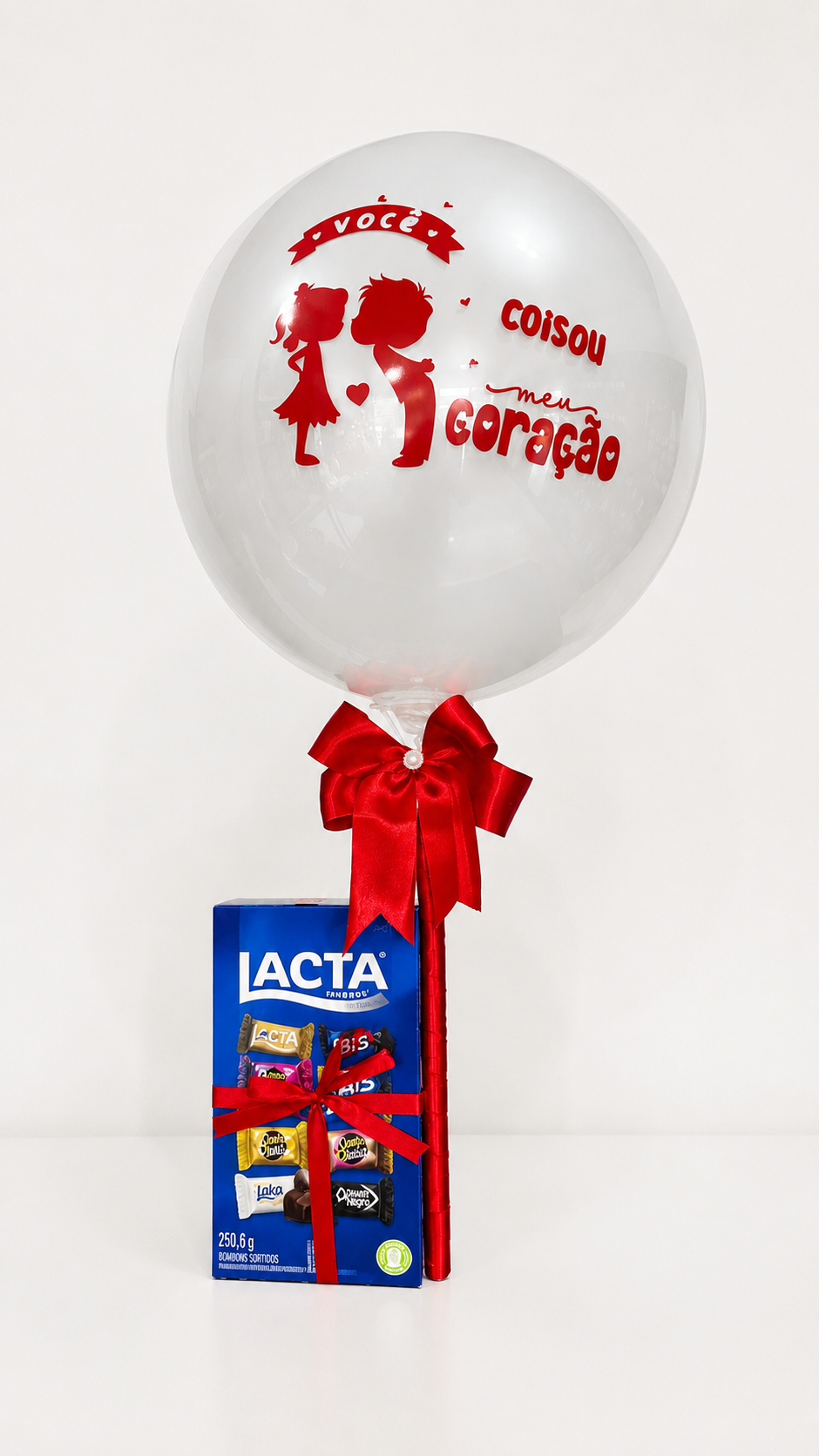 Balão personalizado + chocolae