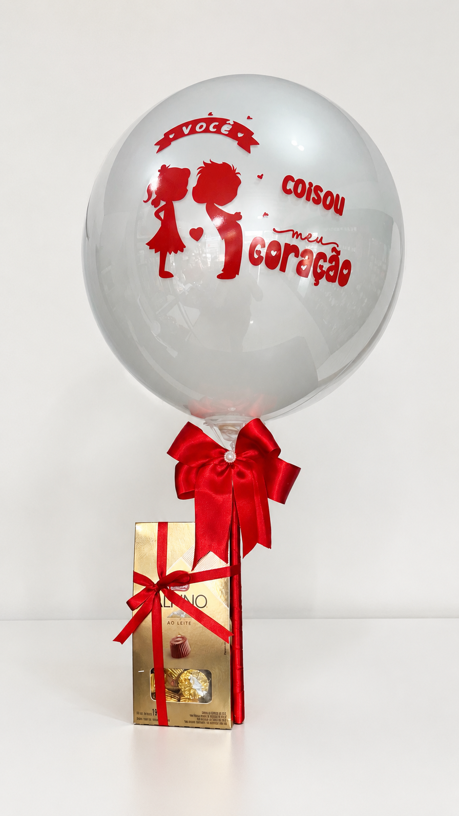Balão personalizado + chocolate